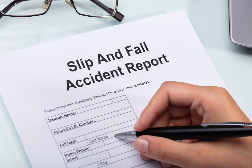 slip and fall document